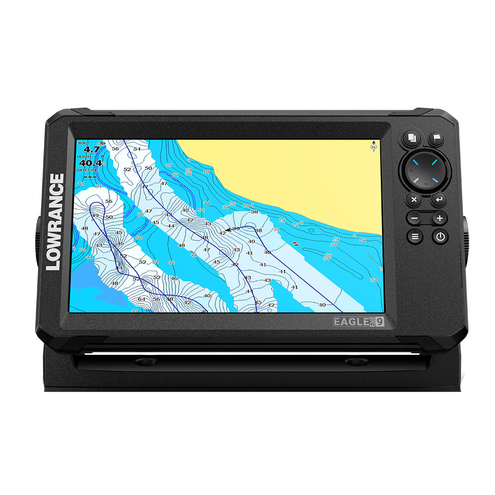 maps for fish finders Lowrance Eagle Eye 9 Live wTM Transducer CMAP DISCOVER Chart 00016232001 –  Boat Things