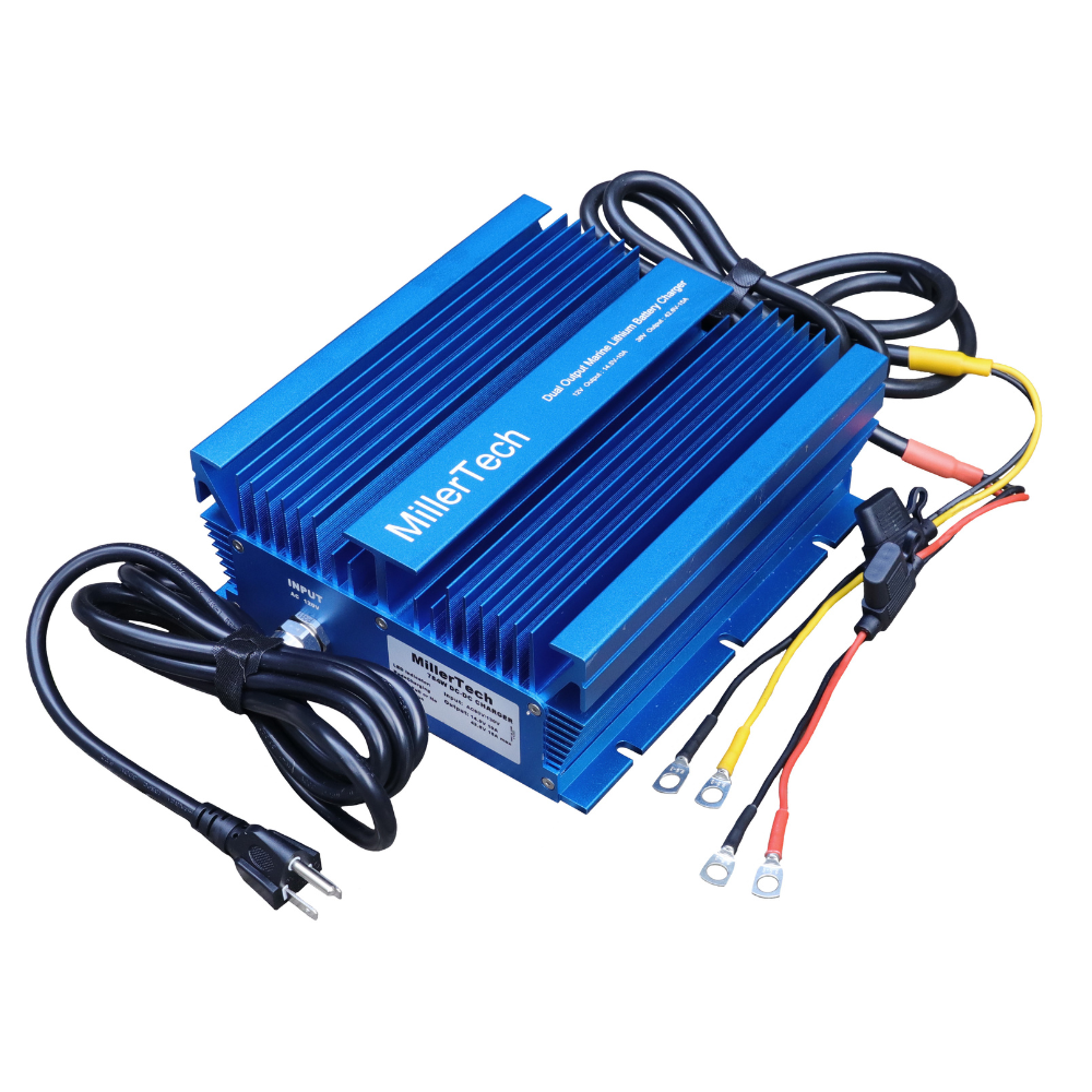 Millertech Marine Series 2-Bank 12v/36v Dual Charger