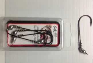ShanesBaits Spring on Shaft Jig Head 1/16oz 2/0 5pk