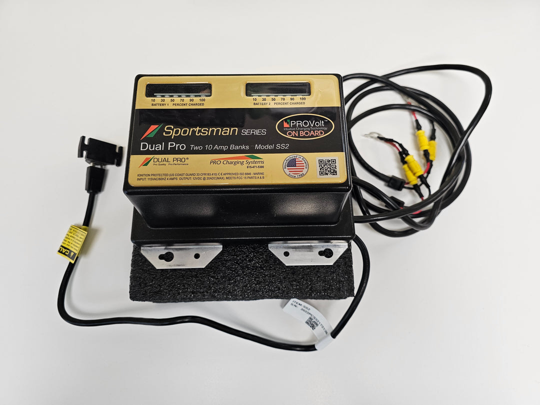 OPEN BOX Dual Pro "Sportsman Series" On-Board 2 Bank Charger