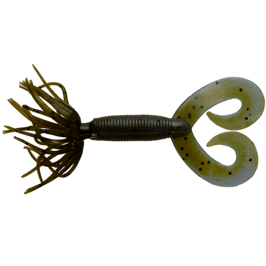 2.5" DOUBLE TAIL HULA GRUB