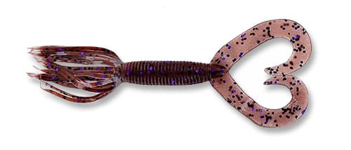 2.5" DOUBLE TAIL HULA GRUB