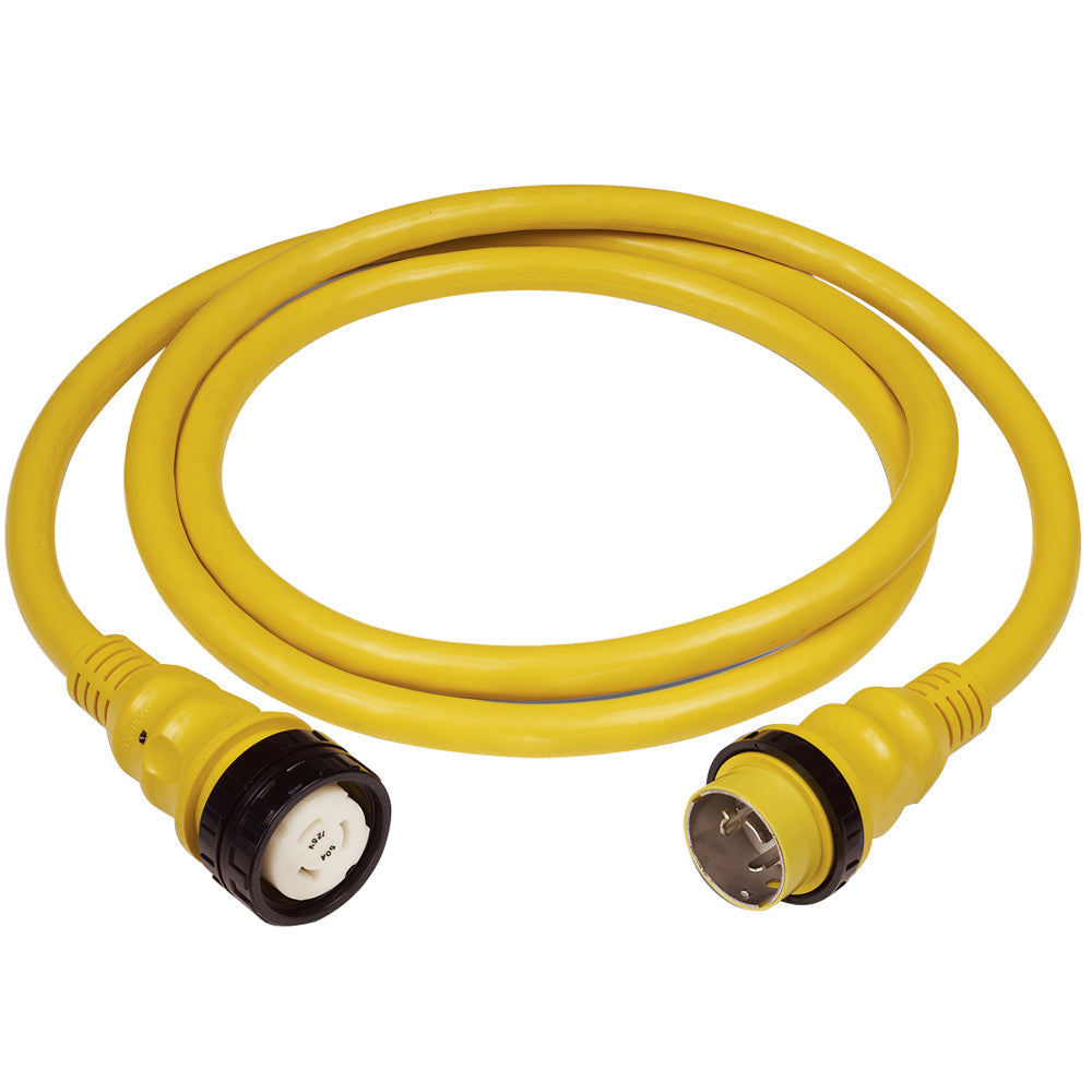 Marinco 50Amp 125/250V Shore Power Cable - 50' - Yellow [6152SPP]