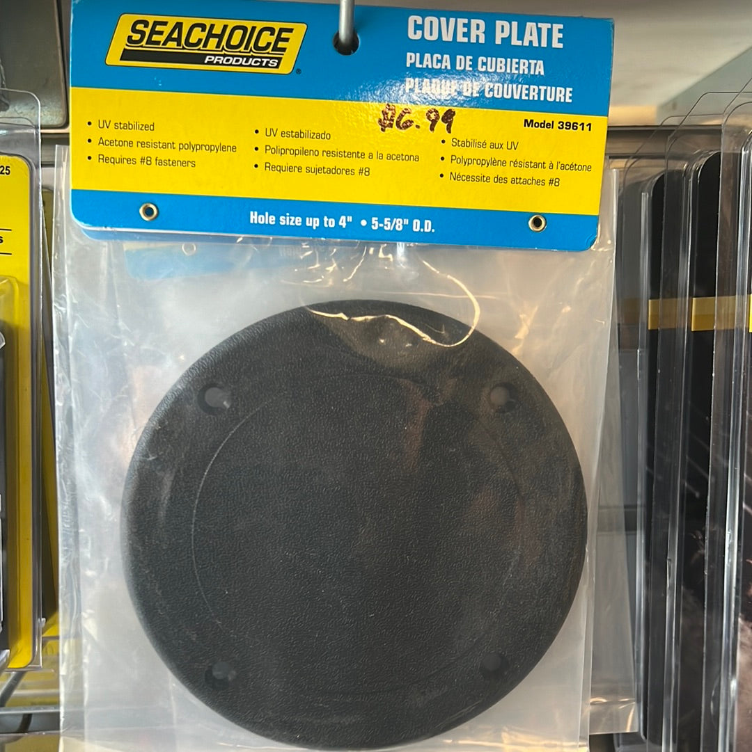 SeaChoice Black Cover Plate