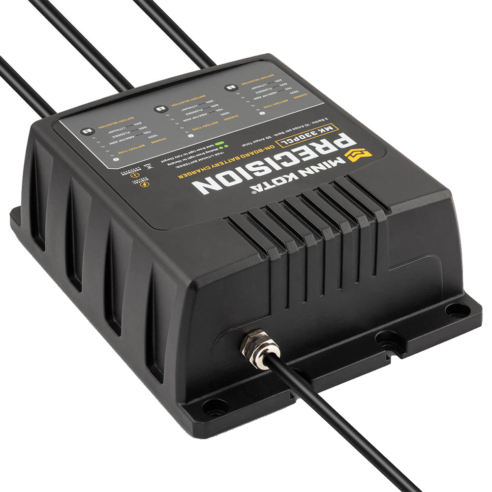 Minn Kota On-Board Precision Charger MK-330 PCL 3 Bank x 10 AMP LI Optimized Charger [1833301]